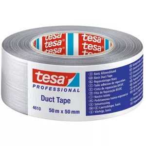 Lente TESA 4610 50m Polietilēns Sudraba