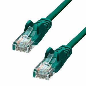 ProXtend V-5UTP-003GR tīkla kabelis Zaļš 0,3 m Cat5e U/UTP (UTP)
