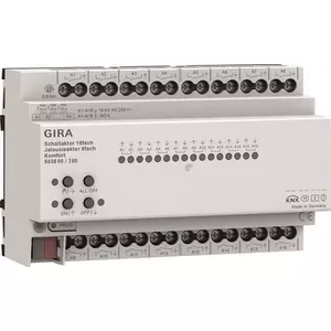 KNX switching and blind actuator Gira 503800, 16 outputs (16 A) / 8 outputs (16 A)
