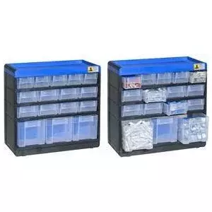 Small parts magazine allit VarioPlus Pro 29/32 B x H 300 285 — modular storage bins