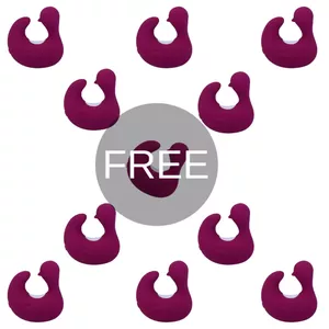 Vibrator COVERME D-223065 — purple, multi-speed personal massager, 10+1 functions