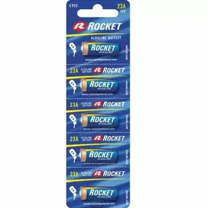 Baterija ROCKET LR23A LR23ABL5 12V – komplekts 5 gab., sārmainās