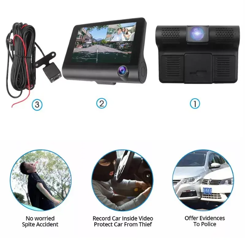 Видеорегистратор Riff Full HD Авто Видео Регистратор DVR Photo 4