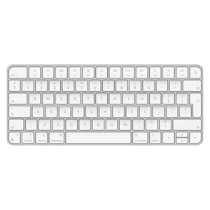 Apple Magic keyboard USB + Bluetooth English Aluminium, White