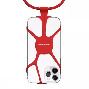 Passive wrist holder vonmählen Infinity for mobile phone/smartphone, lean-on mount, red