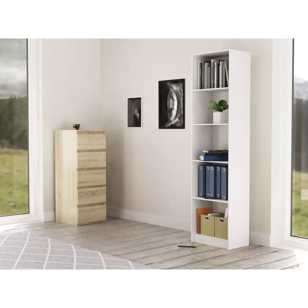 Office bookcase Topeshop R50 BIEL Photo 3