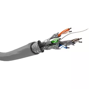 Network cable GOOBAY CAT 6 S/FTP 100 m Grey