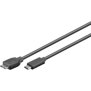USB Cable Goobay 67995 Micro-USB B to USB C 0.6m Grey