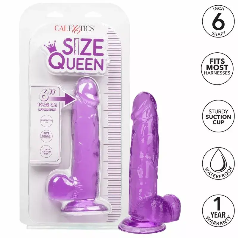 Силиконовый дилдо CalExotics Size Queen 15.3 см Photo 2