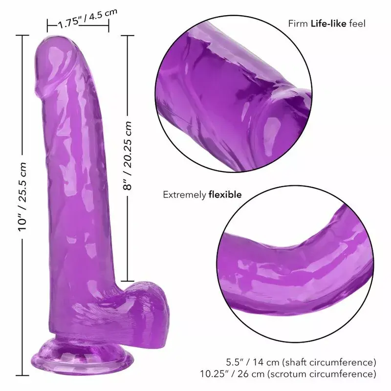 Dildo California Exotics D-229172 — silicone 20.3 cm Photo 5
