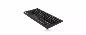 RAIDSONIC KeySonic KSK-5031IN industrial USB keyboard QWERTZ German layout Black IP68 silicone