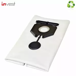 Invest synthetic vacuum cleaner bags for Karcher NT 30/1 Tact Te L and NT 30/1 Ap Te L, pack of 5