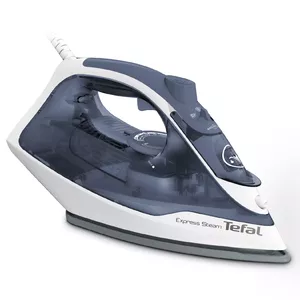 Tefal Express Steam FV2837E0 iron Dry & Steam iron Cerilium soleplate 2400 W Blue, Grey, White