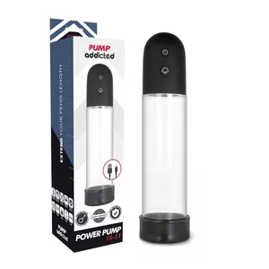 Penis pump Pump Addicted RX11 Automatic — automatic suction, clear cylinder, ergonomic grip