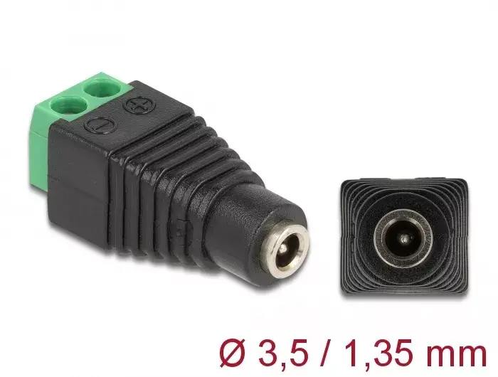 Adapter DC 1.35 x 3.5 mm female DeLOCK 66730 Photo 2