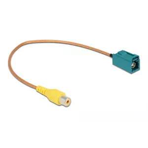 Cable FAKRA Z jack to RCA jack RG-179 32 cm DeLOCK