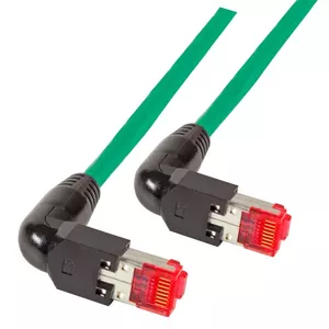 Сетевой кабель EFB Elektronik K4137GN.1.5 RJ-45 Cat6a 1.5м Зеленый