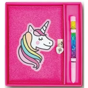 Glitter diary Unicorn violet