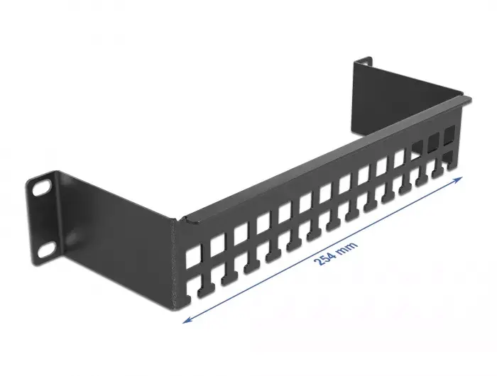Cable management panel DeLOCK 10" Cable support rail bracket Photo 2