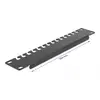 Cable management panel DeLOCK 10" Cable support rail 1U black Photo 2