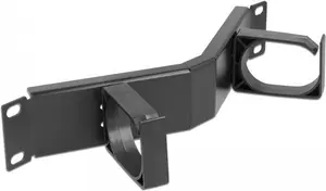 Cable management panel DeLOCK 10" 1U black with hooks