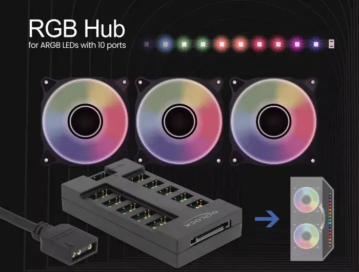 RGB centrmezgls DeLOCK 64128 Photo 3