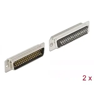 D-Sub HD 50 pin male metal версия для пайки 2 штуки DeLOCK 66705