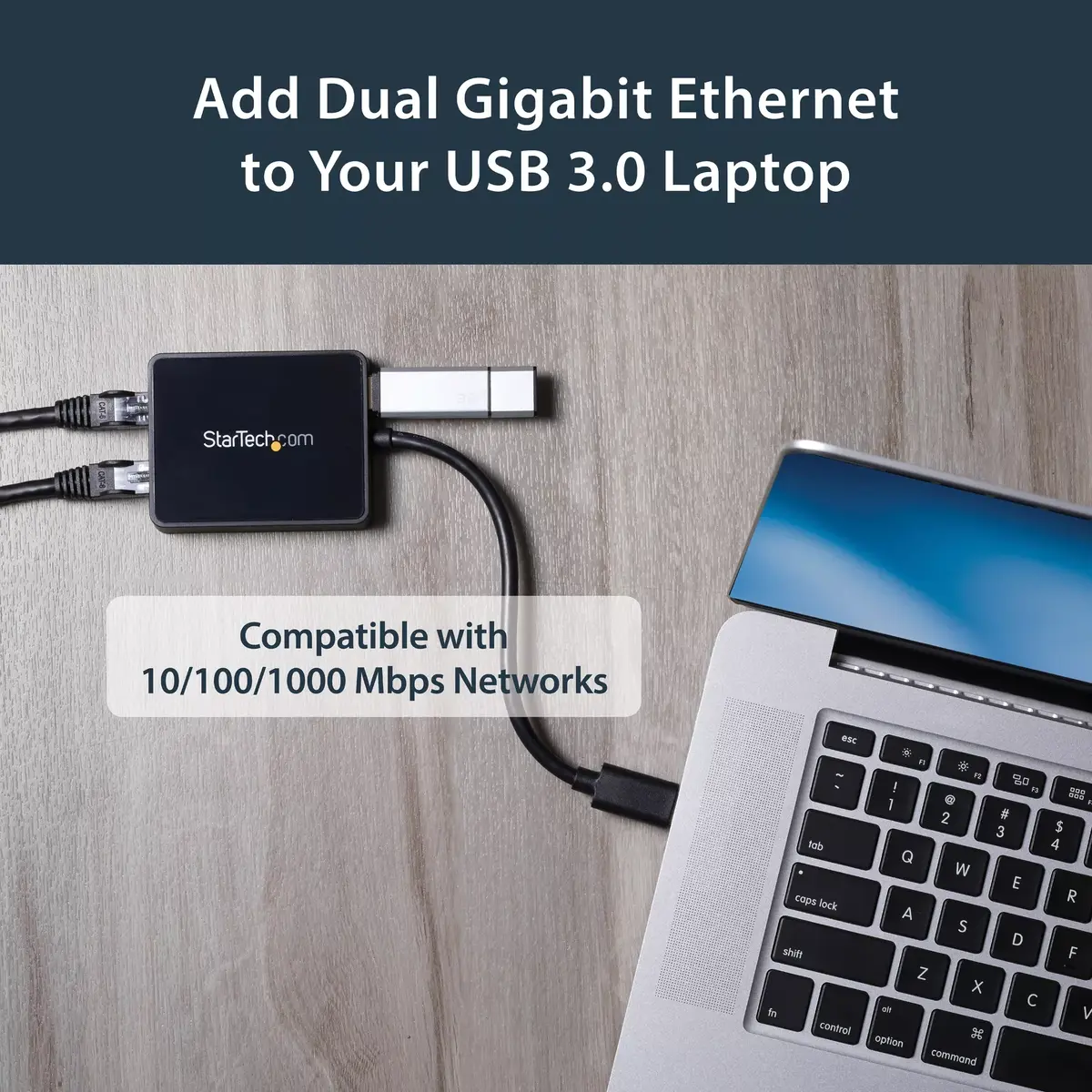 USB 3.0 uz divu portu Gigabit Ethernet adapteris StarTech.com Photo 10