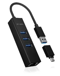 USB Hub ICY BOX IB-HUB1419-LAN