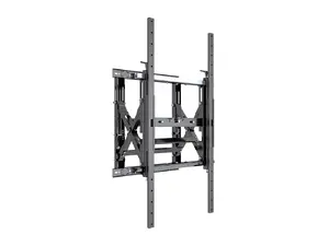 Multibrackets M Public Video Wall Mount Push HD Max 90kg for 50" to 95" screens with VESA up to 400x400 mm in black