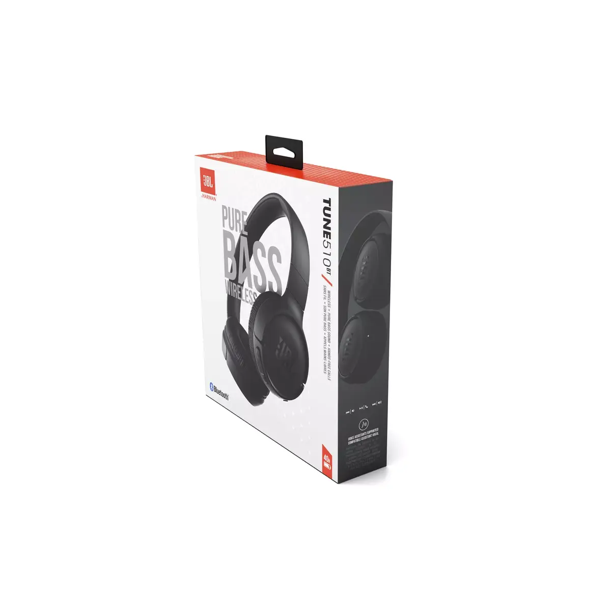 Austiņas JBL Tune 510 BLACK Photo 10