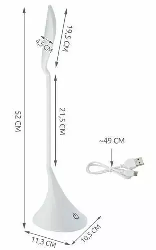 RoGer RO-L5013-WH LED desk lamp Photo 4