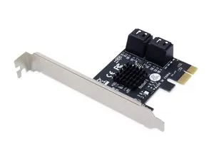4‑Port SATA PCIe Adapter CONCEPTRONIC EMRICK — PCIe host, 4× SATA 6 Gbit/s, internal, black