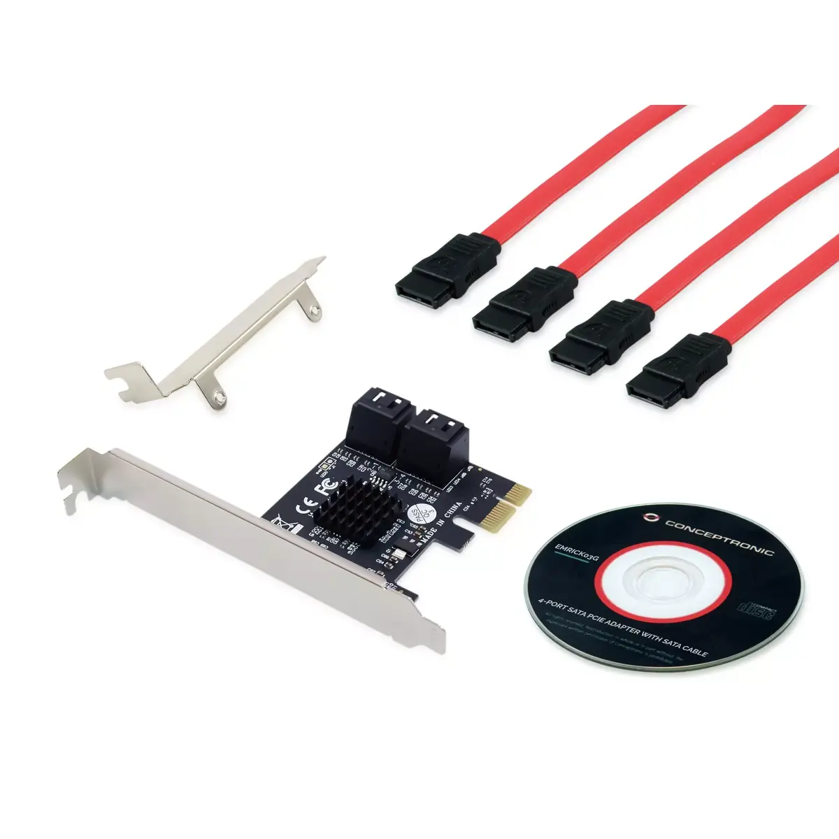 4‑Port SATA PCIe Adapter CONCEPTRONIC EMRICK Photo 2