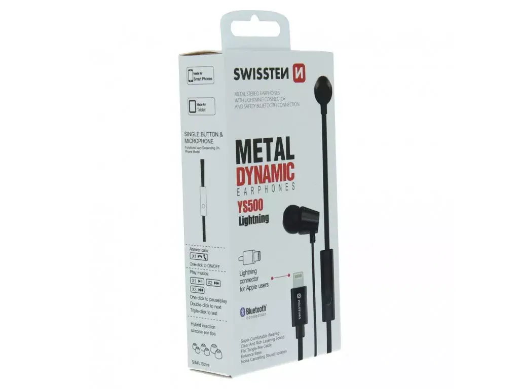SWISSTEN YS500 vadu in-ear austiņas Photo 3