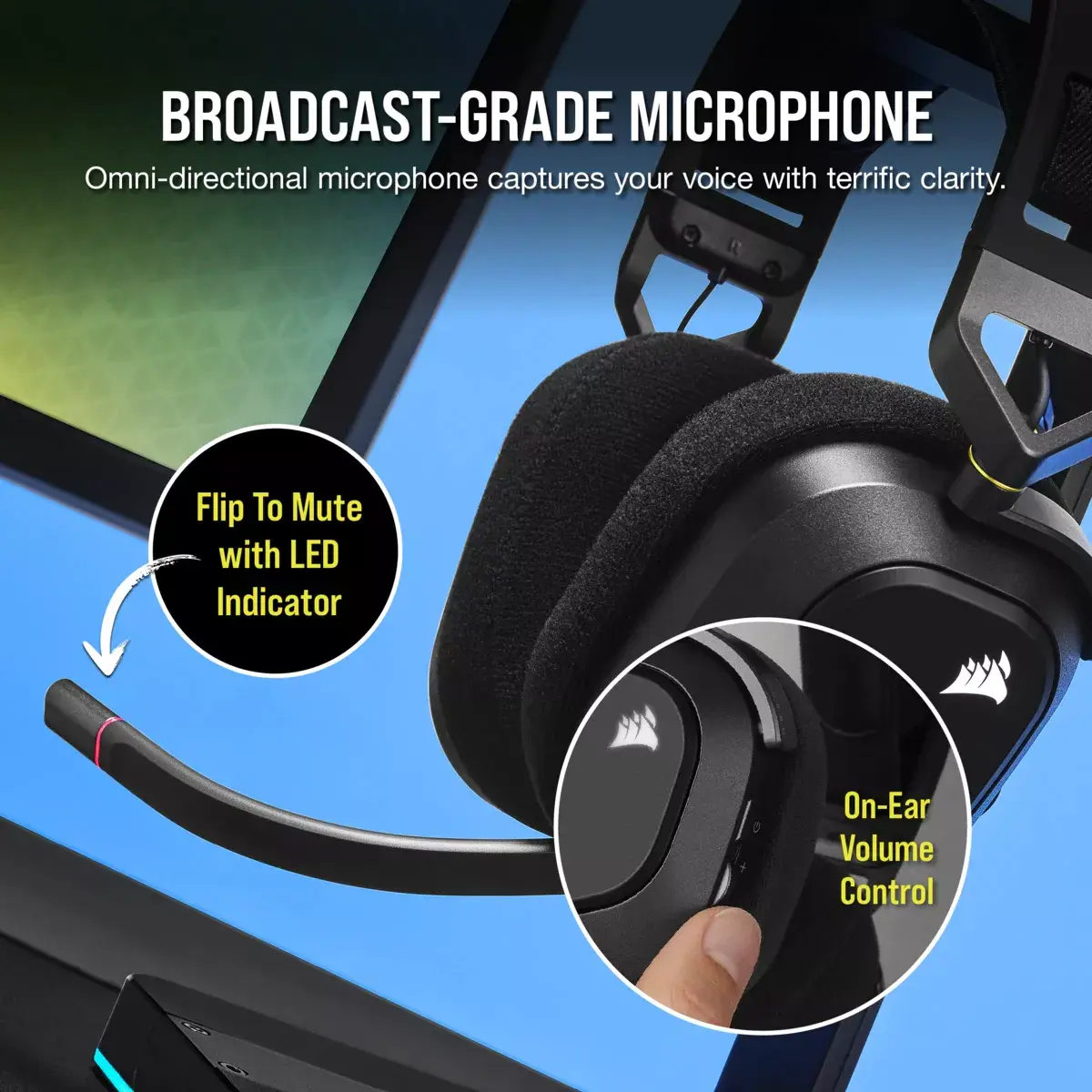 Headset Corsair HS80 RGB Photo 18