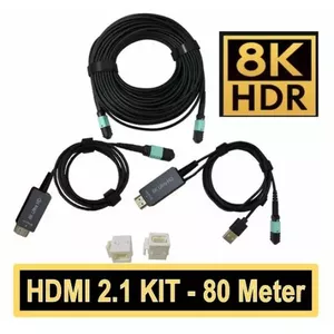 Optical Active HDMI Cable Set electro base HDMI 2.1 8K@60 4K@120 80m