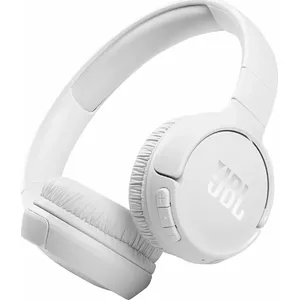 JBL Tune 510BT On-ear bezvadu austiņas, Bluetooth, On-earcup vadības ierīces, 40H akumulatora darbības laiks, ātra uzlāde, balta