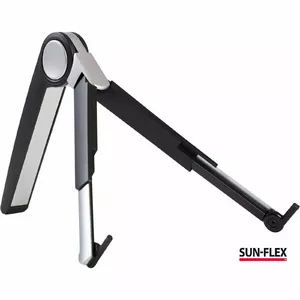 Подставка для ноутбука SUN-FLEX®GRAVITY STAND, металл, черный / серебристый