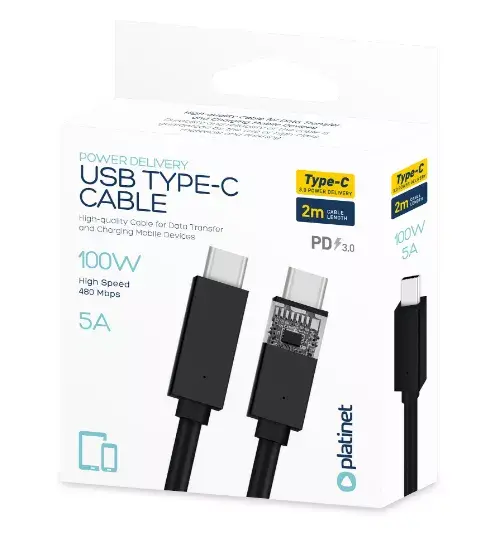 USB Cable Platinet PUCC5A2B Photo 5