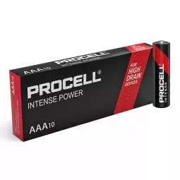 Duracell AAA alkaliskās baterijas MX 2400 Procell Intense — AAA izmērs, ilgstoša darbība (iepakojuma daudzums nav norādīts)