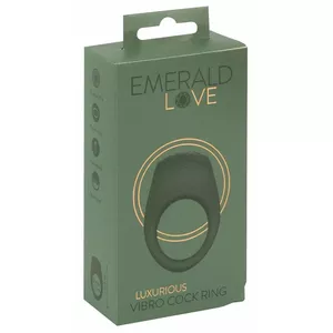 Виброкольцо для пениса Emerald Love 05518640000 — силикон, USB-зарядка, 10 режимов вибрации, внутр. Ø 3 см, длина 6,5 см