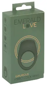 Виброкольцо для пениса Emerald Love 05518640000 — силикон, USB-зарядка, 10 режимов вибрации, внутр. Ø 3 см, длина 6,5 см