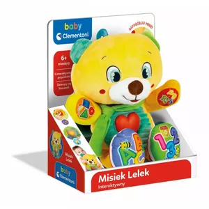 Интерактивный медвежонок Clementoni Lelek 2.0 — мягкая игрушка с интерактивными функциями, модель 50704