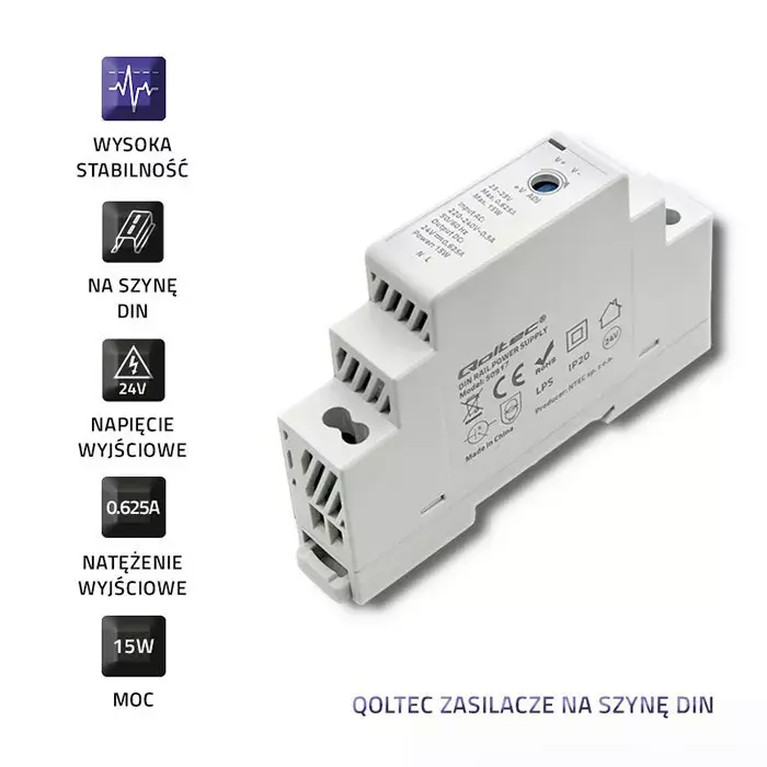DIN-рейковый блок питания QOLTEC 50917 Photo 3