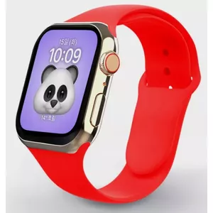 Защитное стекло для часов Swissten Silicone Band для Apple Watch 42-44mm Красный
