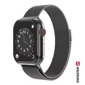 Металлический ремешок SWISSTEN для Apple Watch 38 мм/40 мм, совместим с Series 1–6 и SE, модель 46000201