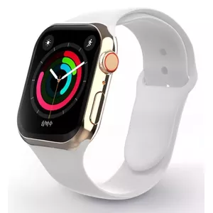 Swissten Silicone Band for Apple Watch 42-44mm White - 8595217477162 Pulksteņa siksniņa