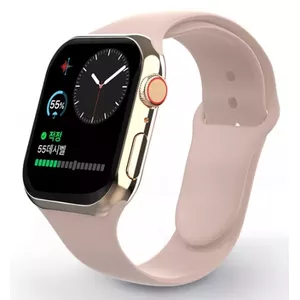 Ремешок Swissten Silicone Band для Apple Watch 42-44mm Pink Sand