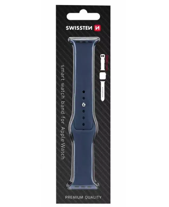 SWISSTEN силиконовый ремешок для Apple Watch 38–40 мм Photo 2